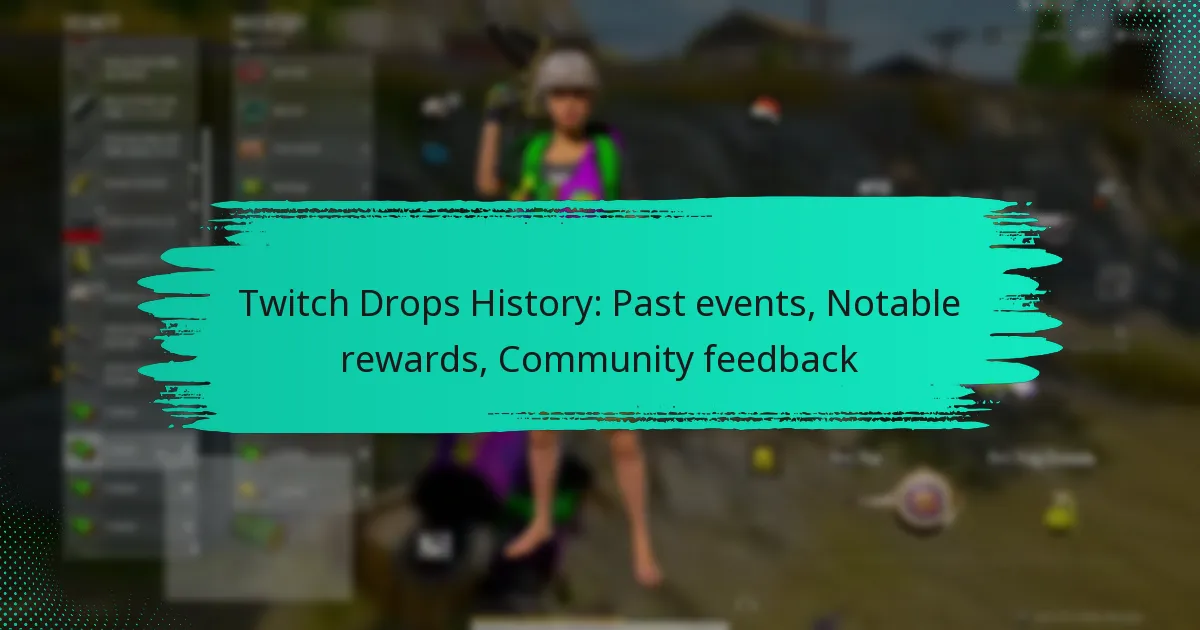 Twitch Drops History: Past events, Notable rewards, Community feedback