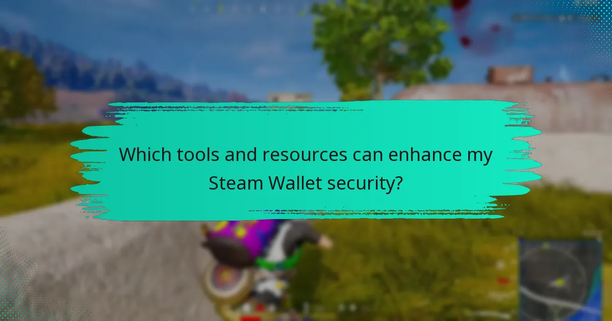 Which tools and resources can enhance my Steam Wallet security?